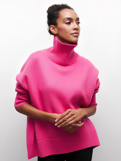 Marva - Pull à col roulé élégant et chaud pour femme