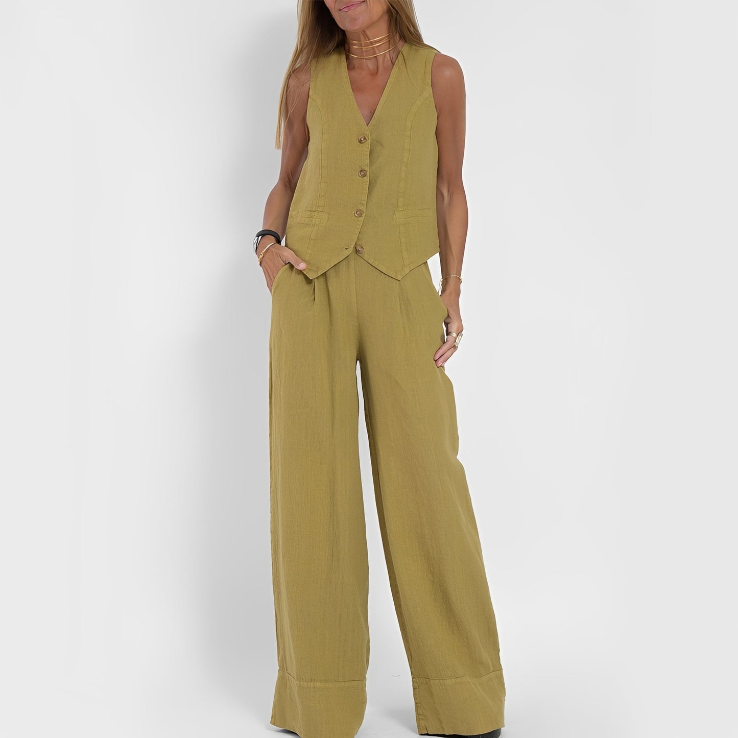 Darcie - Komfortables, locker geschnittenes Zweiteiler-Set für Damen