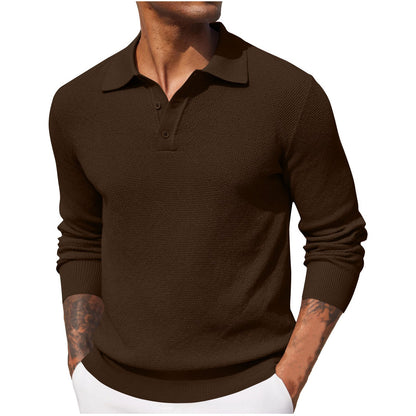 Jerrod - Elegante polo para hombre con mangas largas