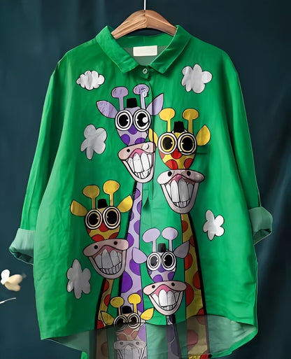 Gwenaël - Klassische Damen-Langarmhemden