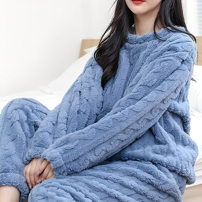 Kilie - Comfortable, cozy fleece duo set for women