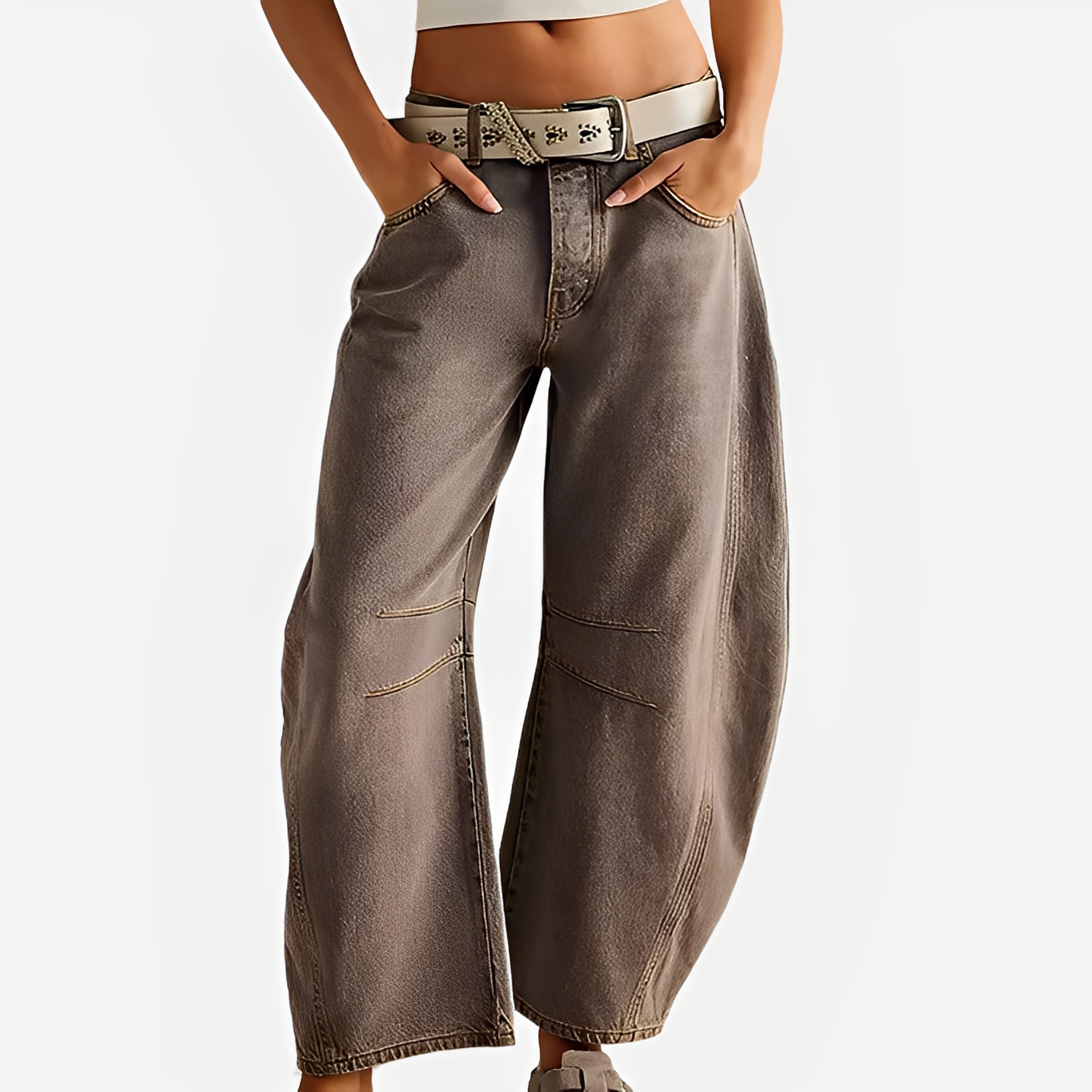 Celestine - Jeans para mujer con diseño clásico y amplio