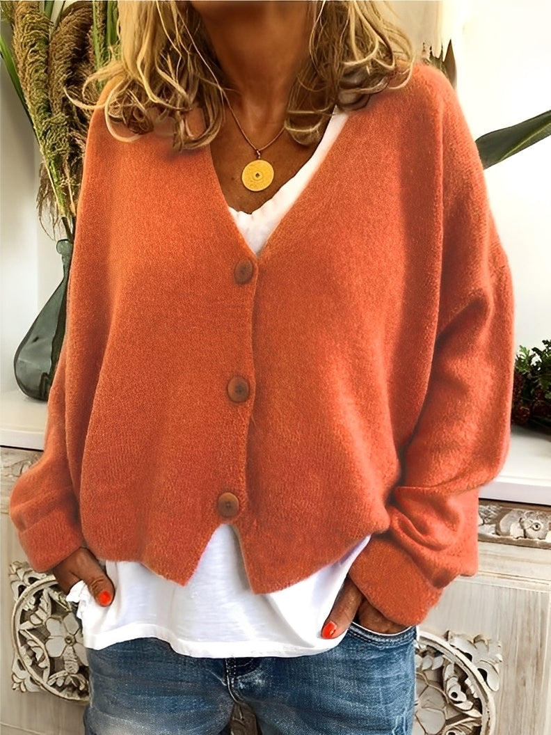 Deena - Comfortable, loose, warm women's cardigan