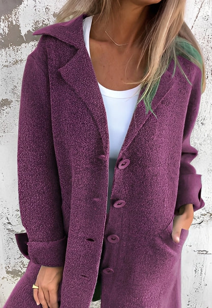 Izabelle - Long and comfortable women's knit cardigan