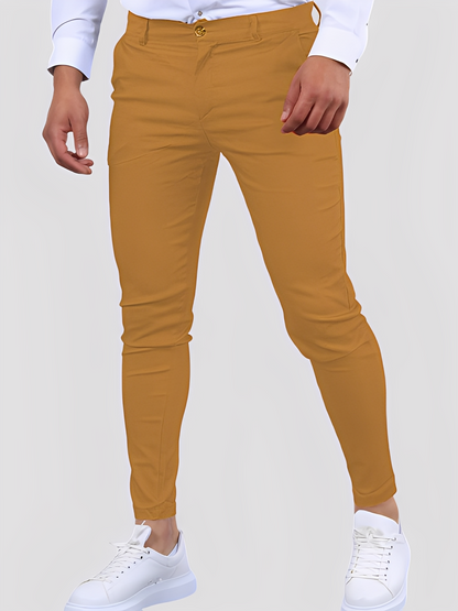 Shelton - Pantalon homme confortable et extensible avec coupe slim