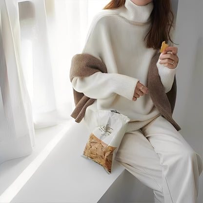 Clémentine - Eleganter Damen-Rollkragenpullover