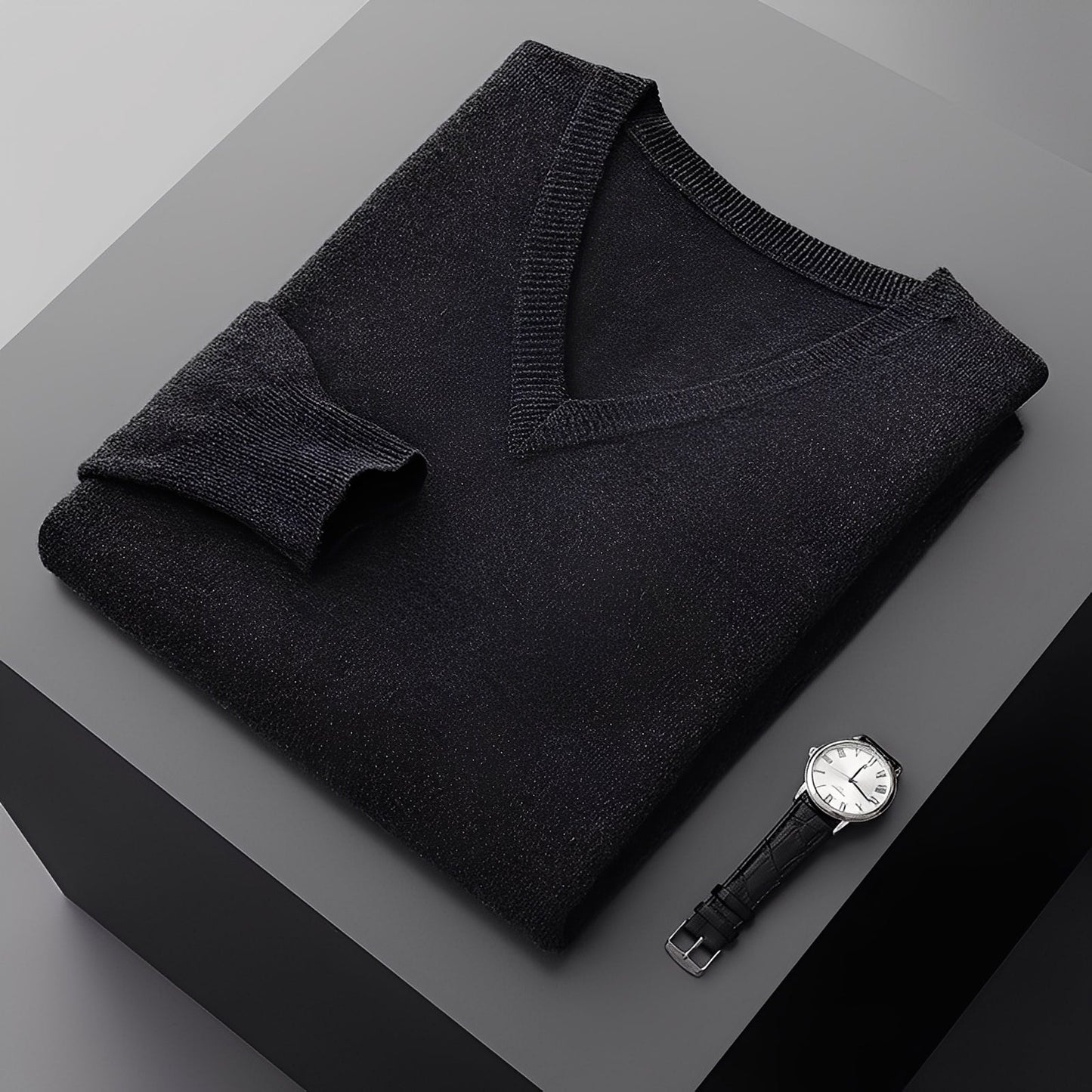 Myron - Simple Cashmere Sweater for Men