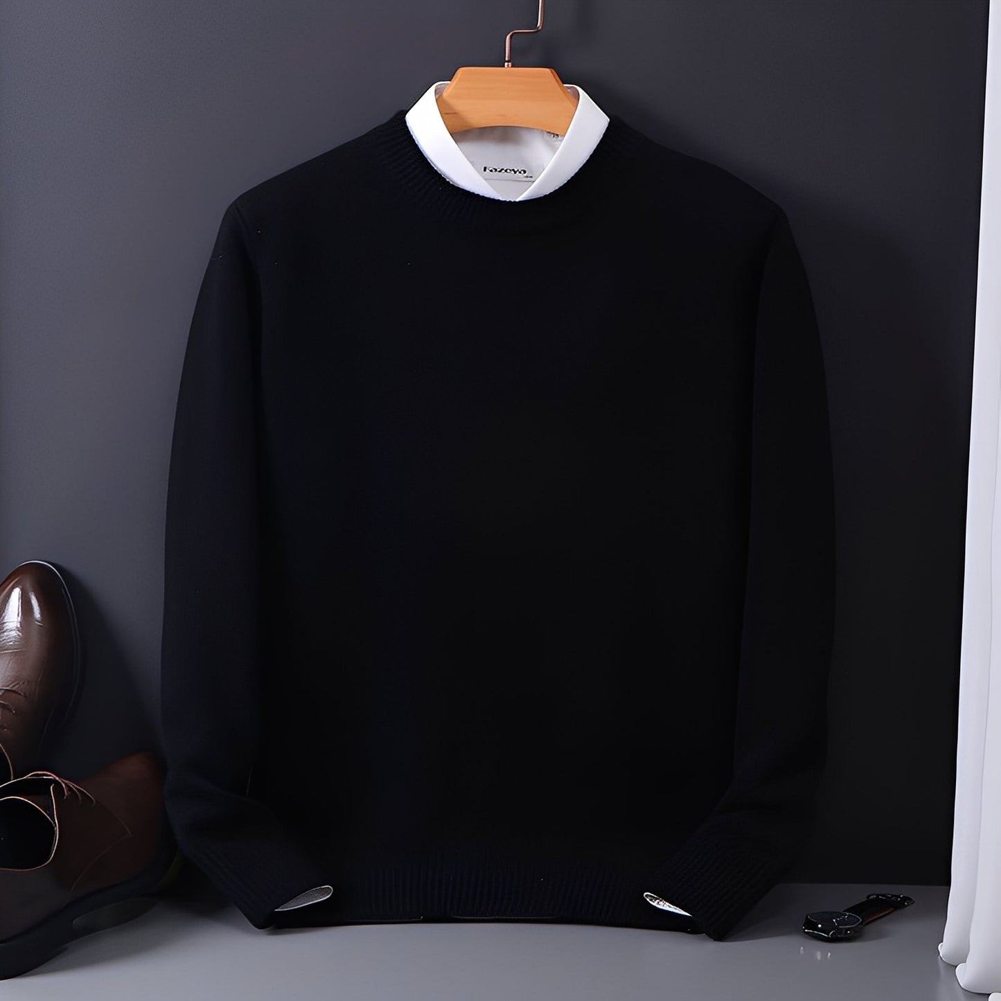 Esmund - Cozy, loose-fitting cashmere sweater for men