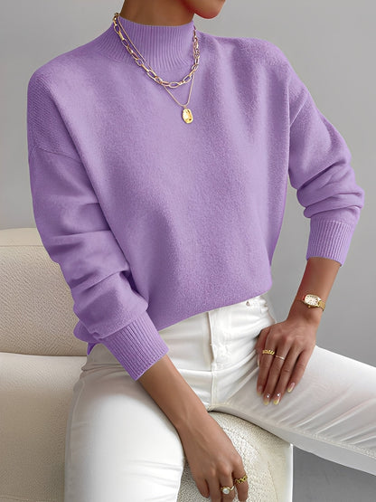 Roxana - Elegancki damski sweter z półgolfem