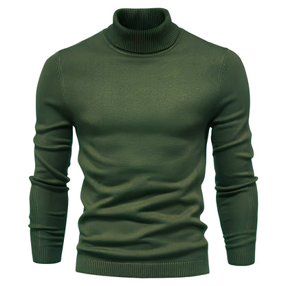 Evans - Lightweight, slim-fit men's turtleneck sweater