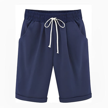 Dona - Bequeme elastische Sommerschorts für Damen
