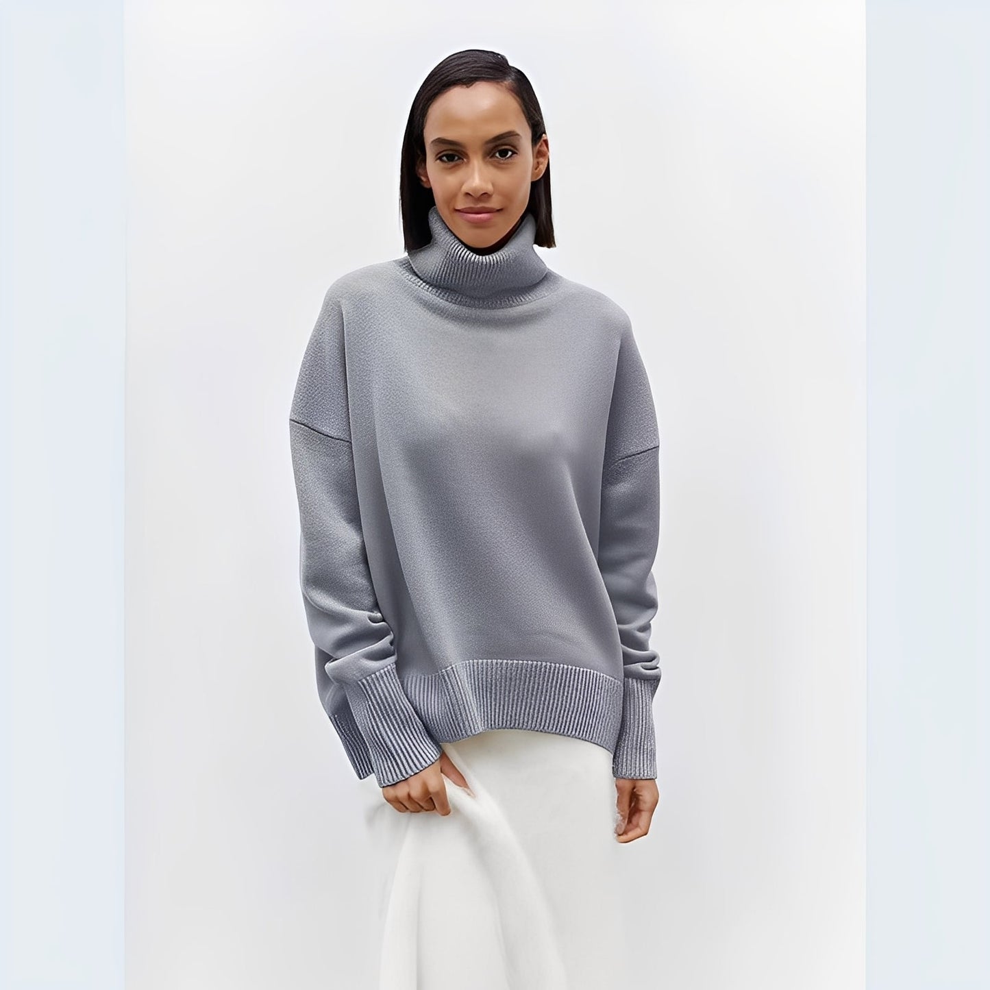 Lucinde - Winter Oversize Rollkragenpullover für Damen