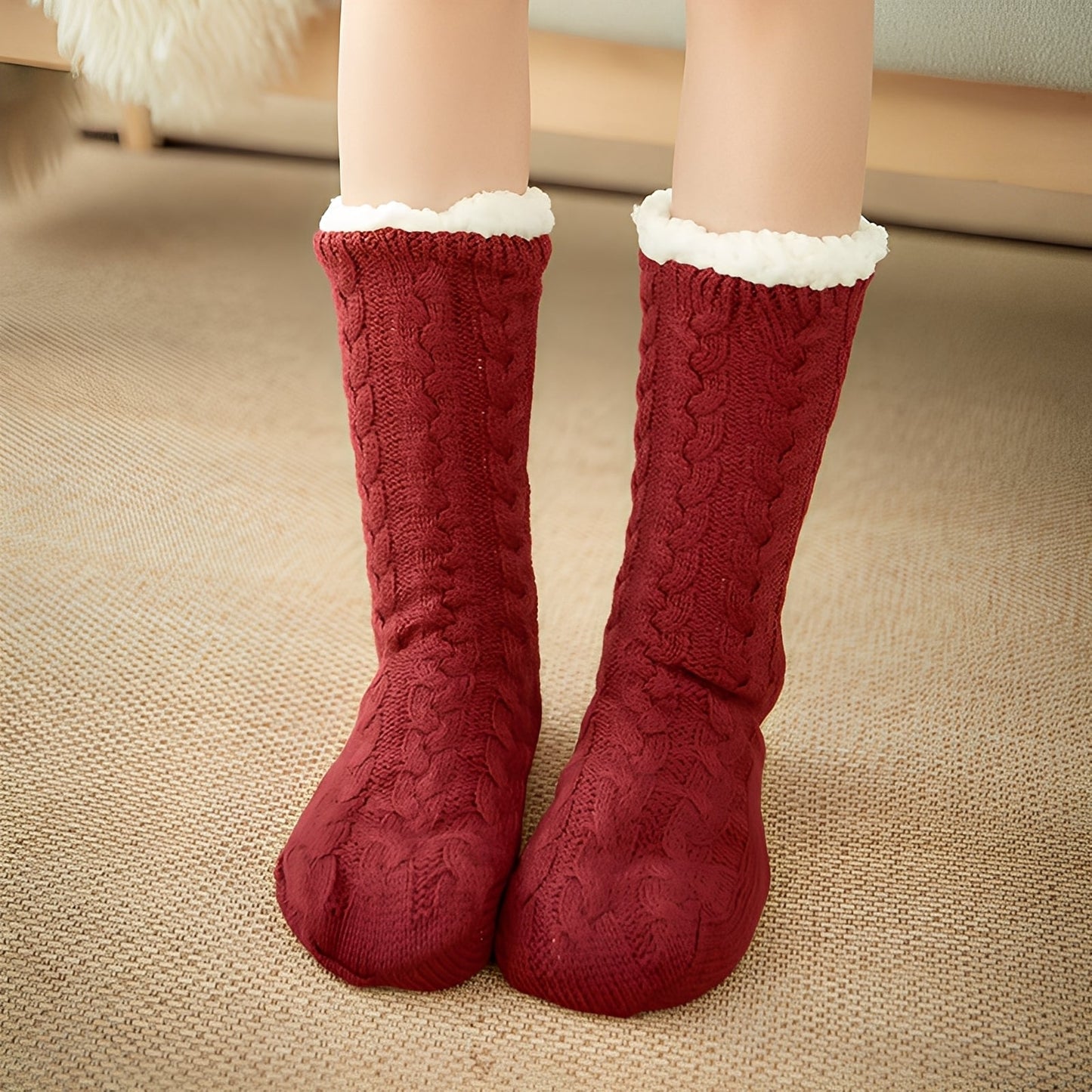 Jessica - Kuschelige Winter-Plüschsocken für Damen und Herren