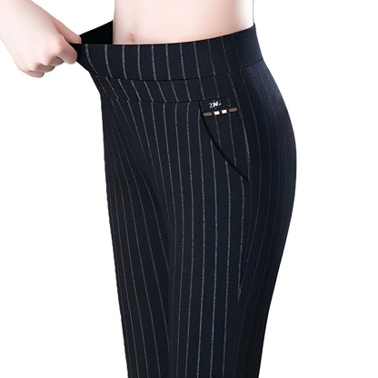 Wenda - Damenhose mit hohem Taillenbund und elastischem Bund
