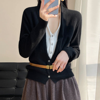 Jayleen - Luźny sweter z guzikami dla kobiet