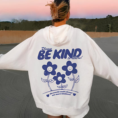 Alanna - Komfortowa bluza z kapturem typu statement z bawełny dla kobiet