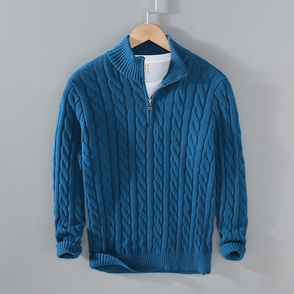 Benson - Cozy Cashmere Sweater for Men with Zipper