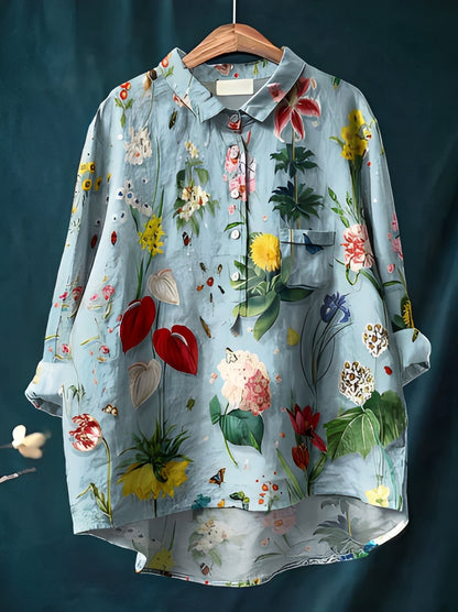 Gwenaël - Klassische Damen-Langarmhemden