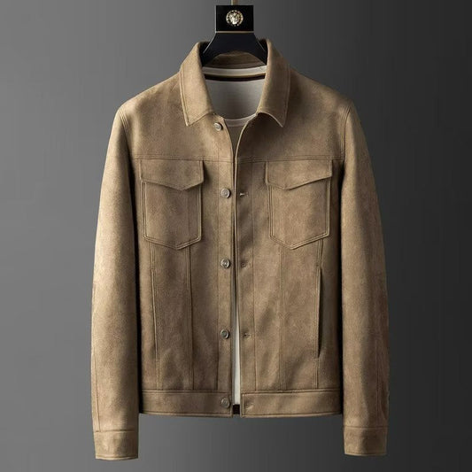 Wilbur - Klassische Herrenjacke aus Wildleder