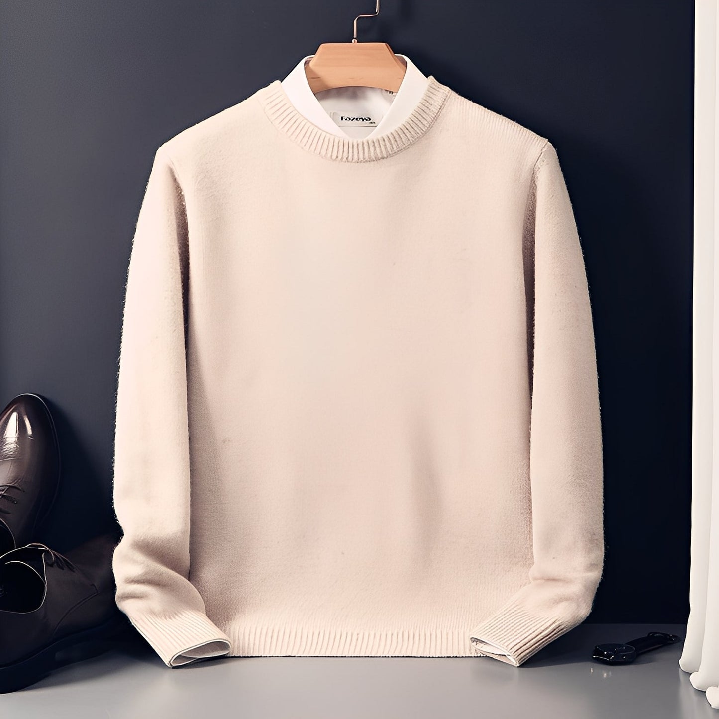 Esmund - Cozy, loose-fitting cashmere sweater for men