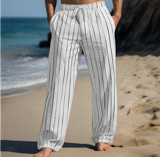 Russell - Weit geschnittene Leinenhose für Damen