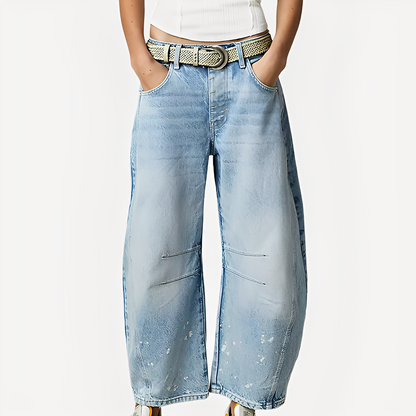 Celestine - Jeans para mujer con diseño clásico y amplio
