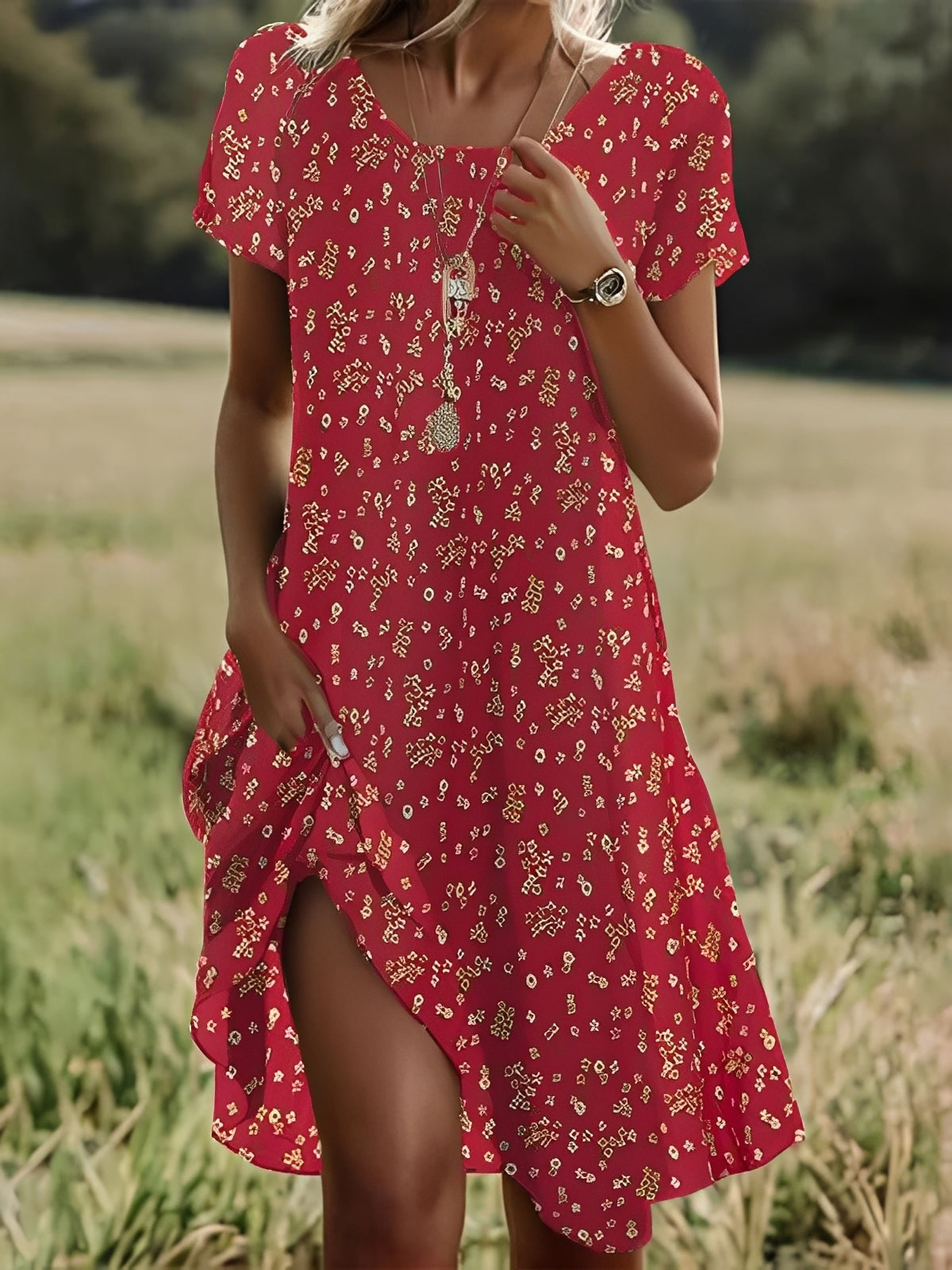 Gloria - Traditionelles ethnisches Damenkleid