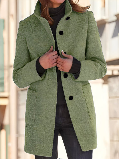 Michele - Windproof Women's Wool Coat