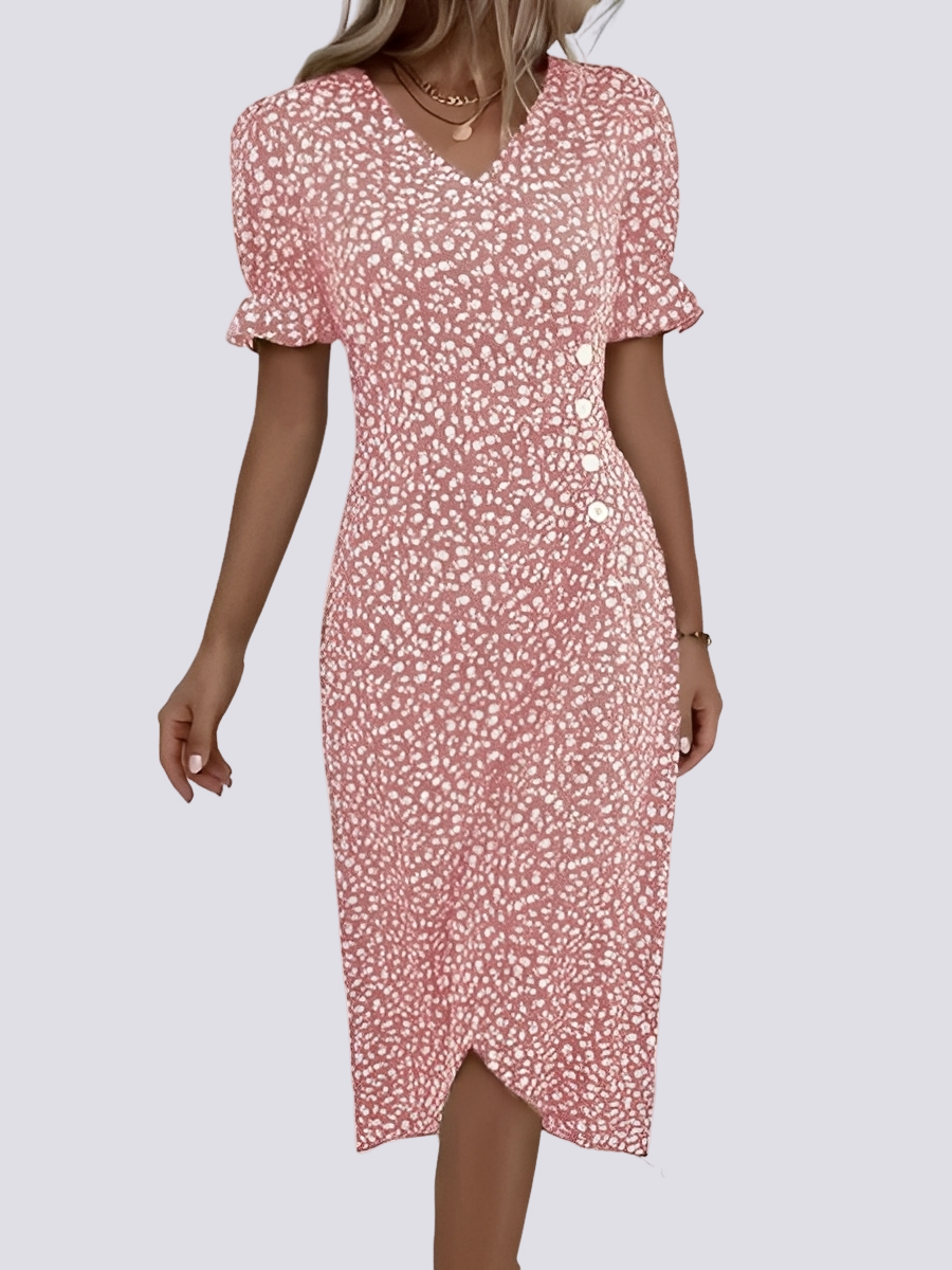 Fannie - Elegantes Kleid mit Blumenmuster für Damen