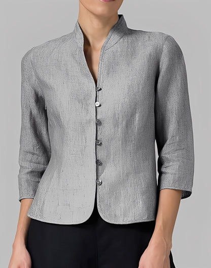 Lolicia - Wygodna damska bluzka z rękawami do łokcia