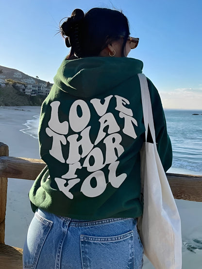 Marian - Stylowa bluza z kapturem z wyrazistym wzorem dla kobiet