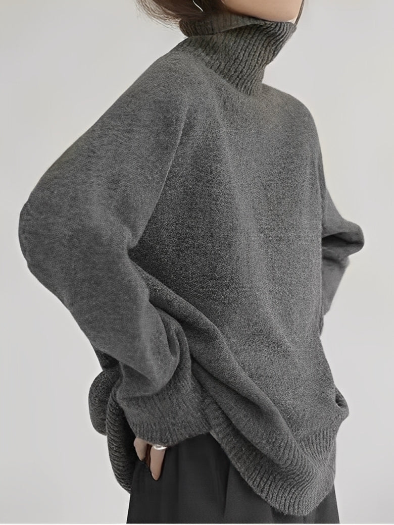 Gloria - Eleganter Rollkragenpullover aus Wolle für Damen