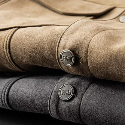 Wilbur - Klassische Herrenjacke aus Wildleder