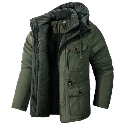 Daniel - Warme Winterjacke mit Kapuze für Herren