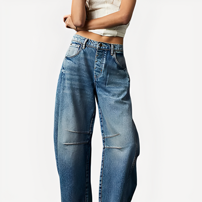 Celestine - Jeans para mujer con diseño clásico y amplio