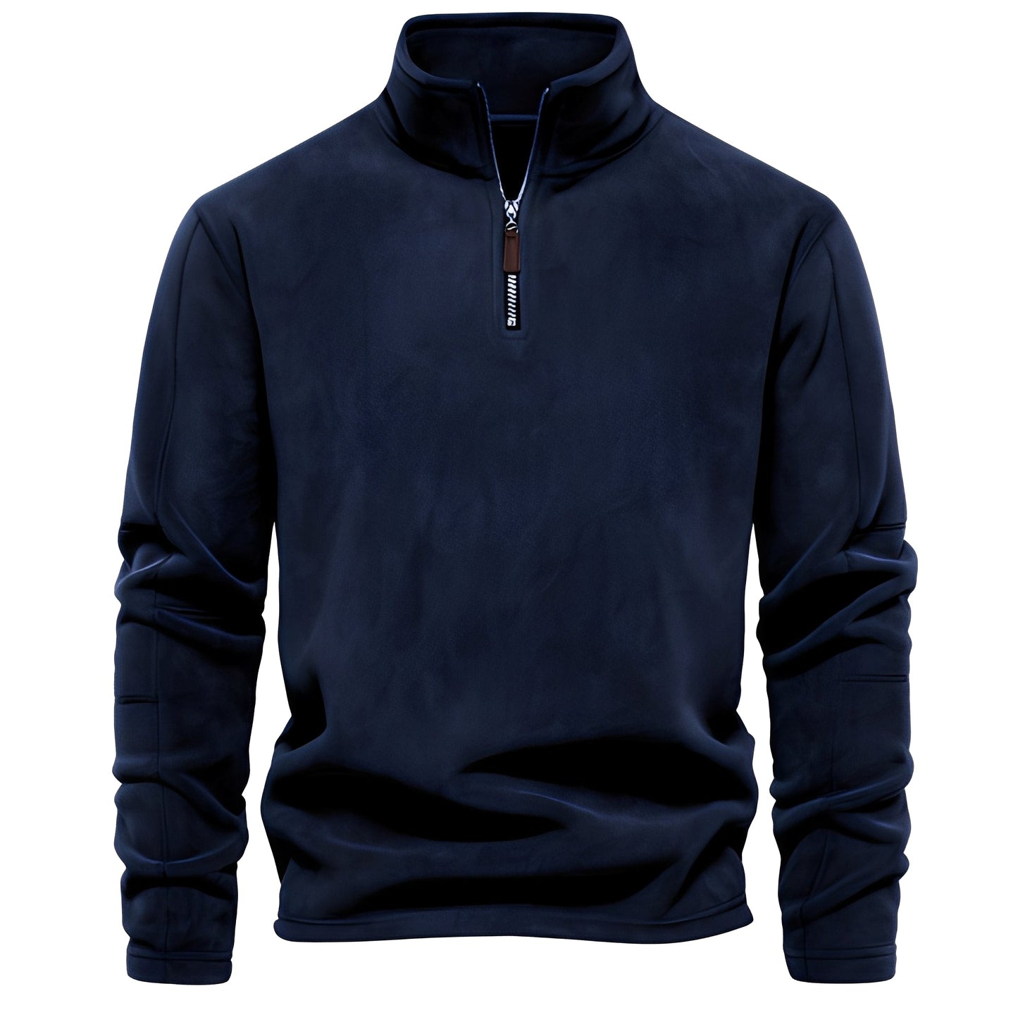 Nicholas - Fashionable fleece pullover for men with zipper