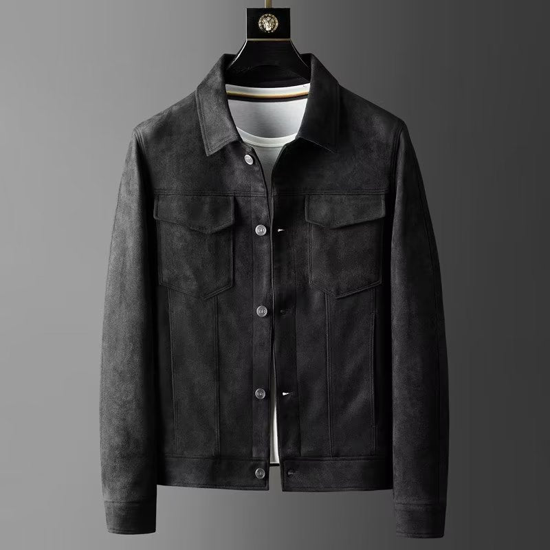 Wilbur - Klassische Herrenjacke aus Wildleder