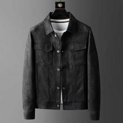 Wilbur - Klassische Herrenjacke aus Wildleder
