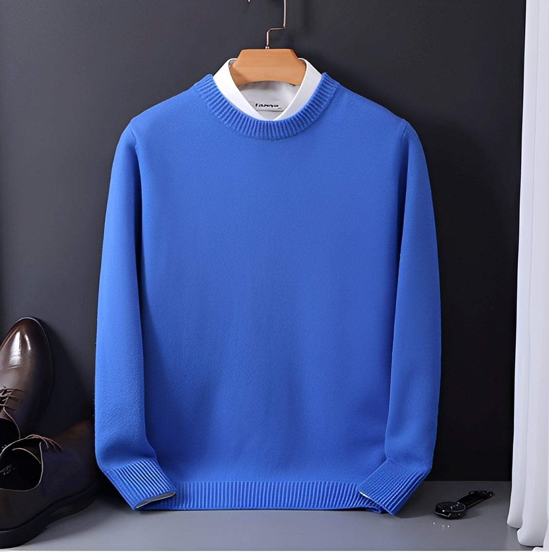 Esmund - Cozy, loose-fitting cashmere sweater for men