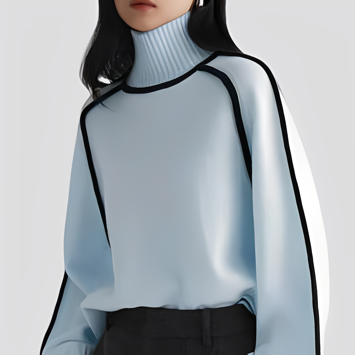 Azalea - Pull à col roulé décontracté et élégant pour femme