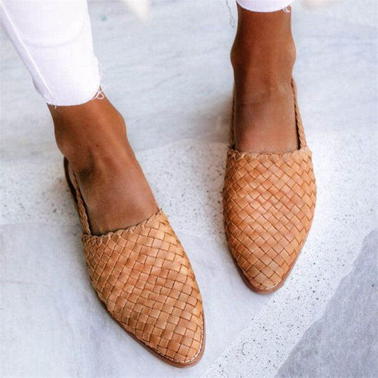 Rana - Bequeme Leder Flats Damen