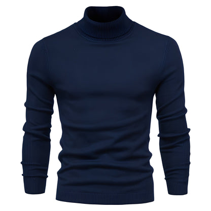 Evans - Lightweight, slim-fit men's turtleneck sweater