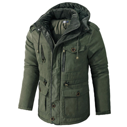Daniel - Warme Winterjacke mit Kapuze für Herren