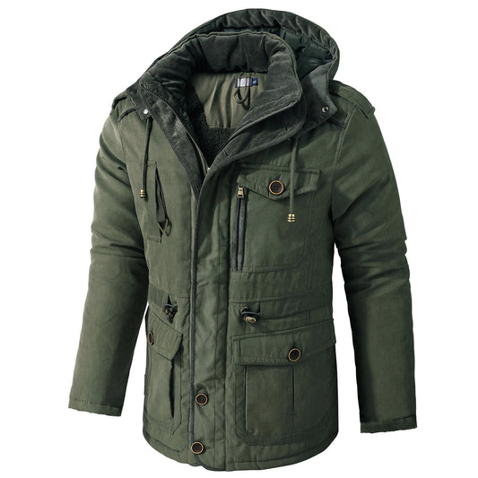 Daniel - Warme Winterjacke mit Kapuze für Herren