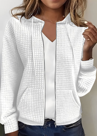 Katherine - Stylish cardigan with hood and pockets for women