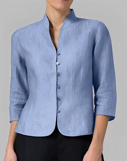 Lolicia - Wygodna damska bluzka z rękawami do łokcia