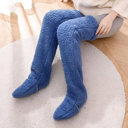 Camellia - Warm, over-the-knee winter socks for women