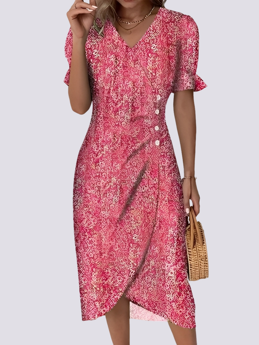 Fannie - Elegantes Kleid mit Blumenmuster für Damen