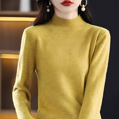 Natille - Przyjemny damski sweter z kaszmiru i wełny