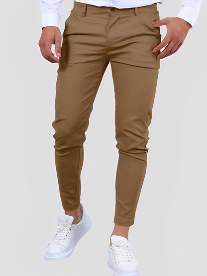 Shelton - Pantalon homme confortable et extensible avec coupe slim